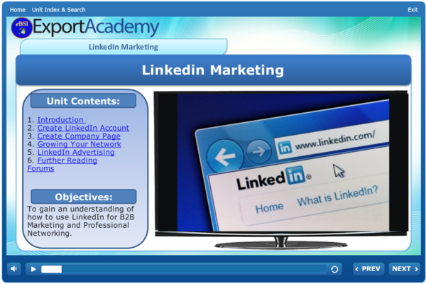 LinkedIn Marketing - eBSI Export Academy