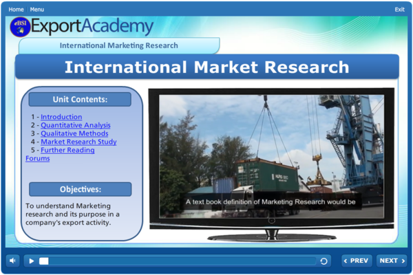 International Market Research - eBSI Export Academy