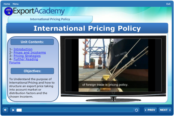 International Pricing Policy - eBSI Export Academy