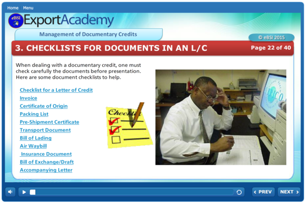 Letters of Credit Advanced - eBSI Export Academy