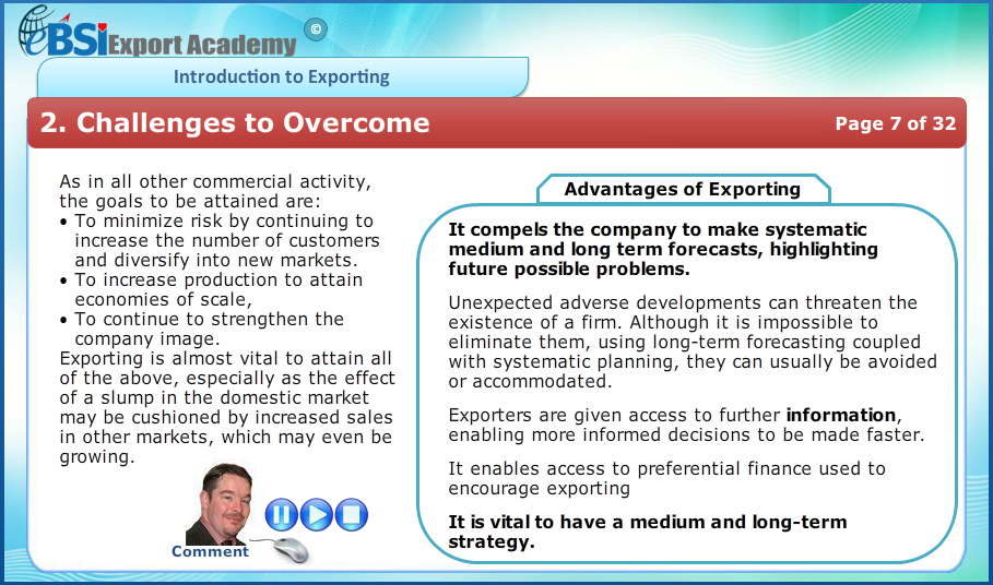 EMO - Export Marketing Operations - eBSI Export Academy
