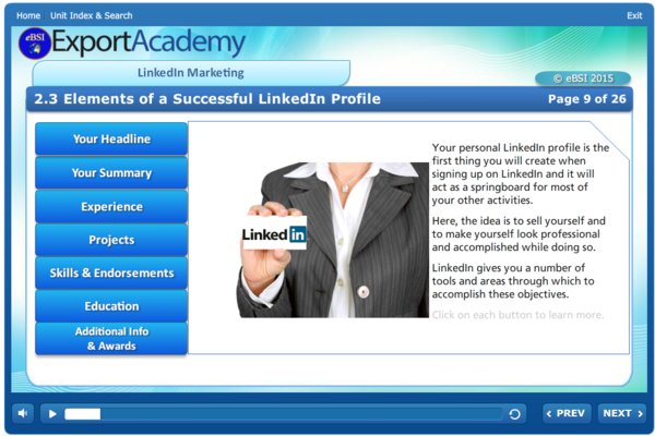 LinkedIn Marketing - eBSI Export Academy