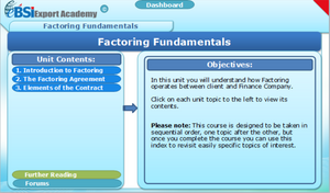 Factoring Fundamentals - eBSI Export Academy