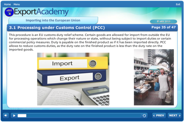 Importing into the EU - eBSI Export Academy