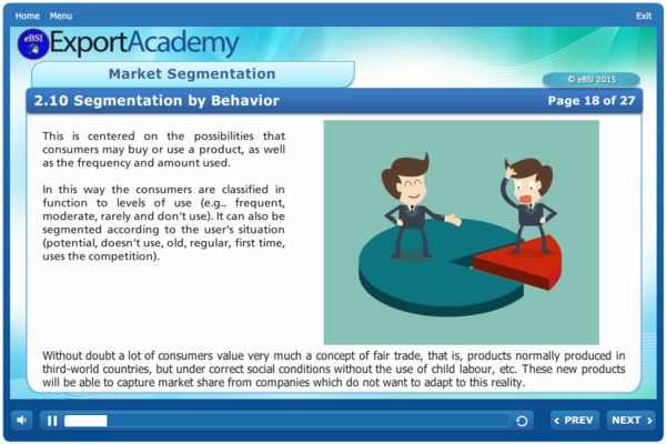 Segmentation - eBSI Export Academy