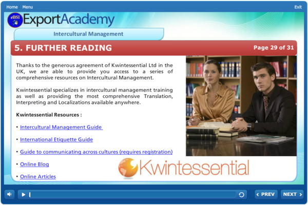 Intercultural Management - eBSI Export Academy
