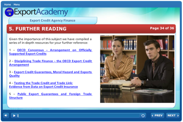 Export Credit Agency Finance - eBSI Export Academy
