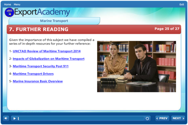 Marine Transport - eBSI Export Academy