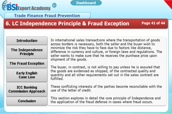 Trade Finance Fraud Prevention - eBSI Export Academy