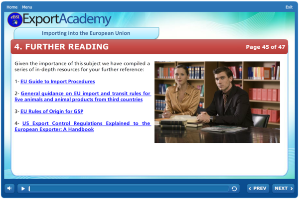 Importing into the EU - eBSI Export Academy