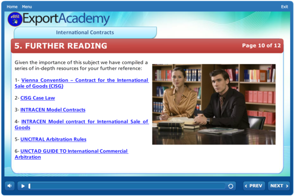 International Contracts - eBSI Export Academy