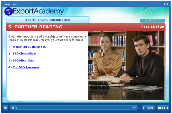 Search Engine Optimization - eBSI Export Academy